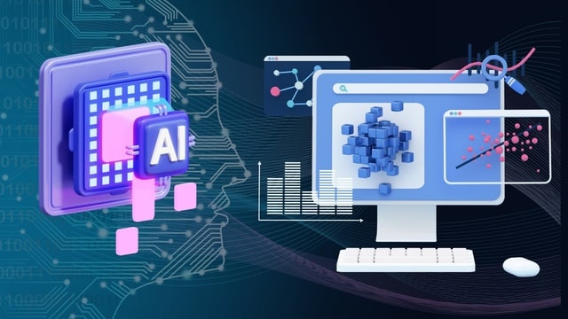 KLiC-AI course visual showing AI tools and digital learning
