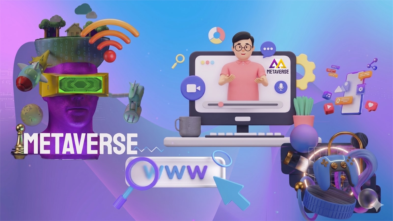 KLiC-IT course visual showing information technology themes